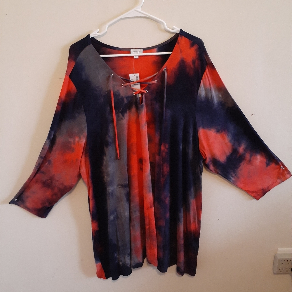 Avenue 30/32 tiedye longsleeve top